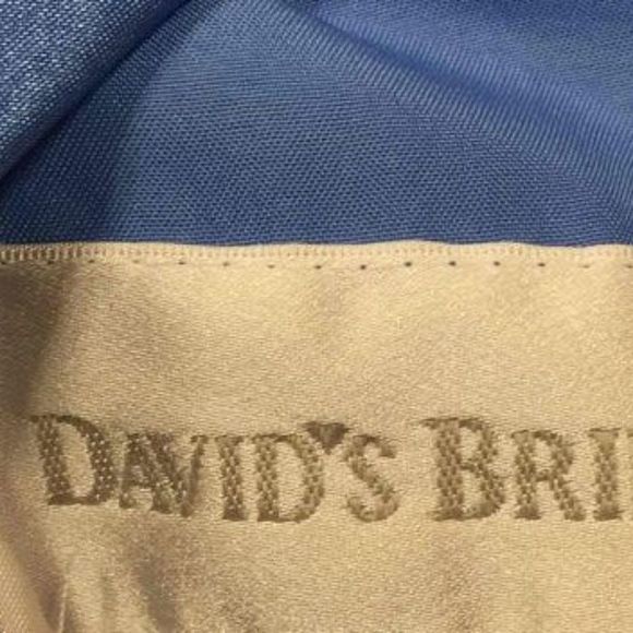 NWT Stunning David's Bridal Women's Blue Dress S12 - Picture 9 of 10